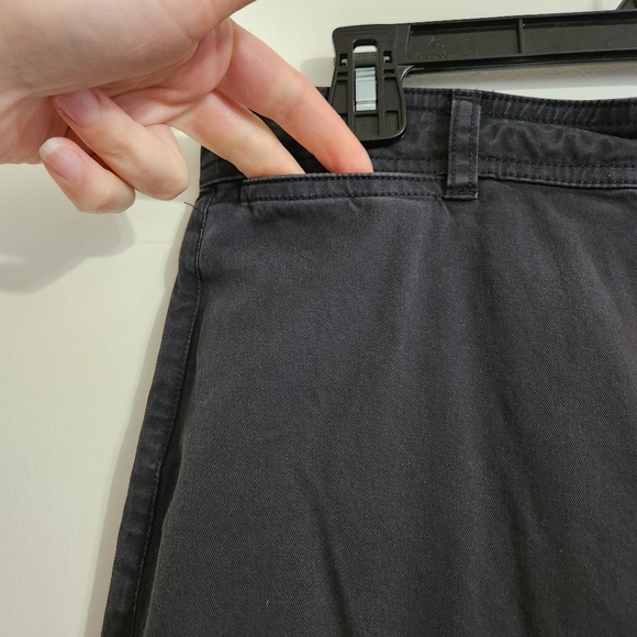 SOLD 🌟 Everlane Black The Lightweight Wide-Leg Crop Chino Pants Size 0 - Picture 4 of 16